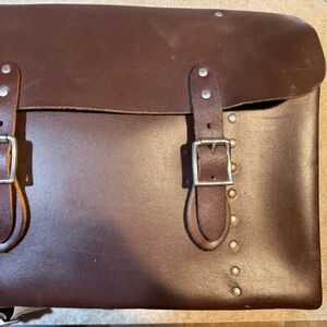 Heavy duty leather bag